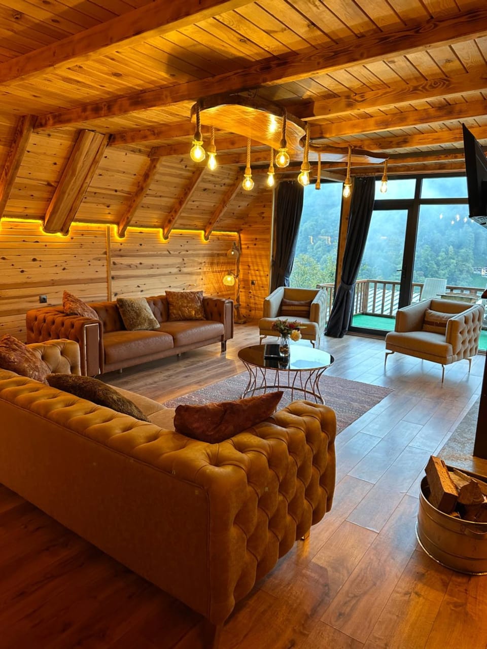 Natural landscape, Living room, Seating area