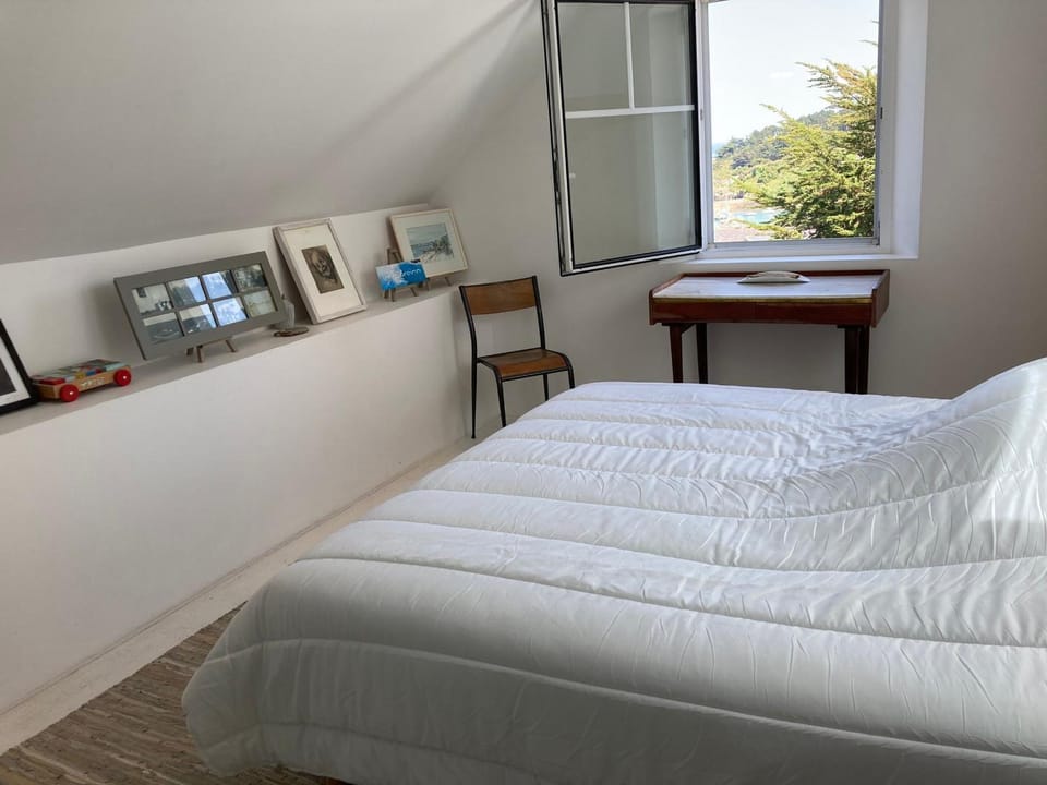 Villa atypique avec vue mer à Sauzon, 4 chambres, déco bohème chic, Wifi gratuit - FR-1-418-174 House in Brittany