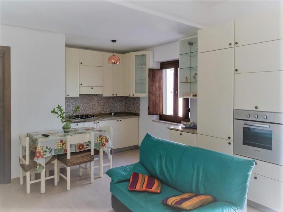 Living room, kitchen
