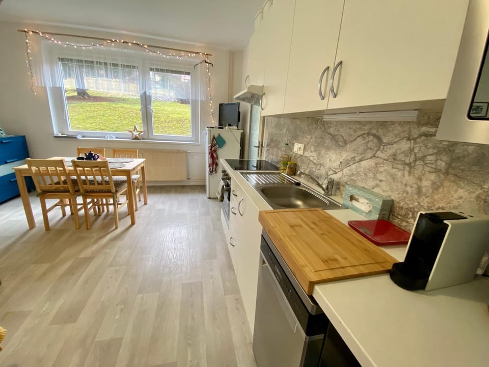 Slunný byt v Jizerských horách 5 postelí Apartment in Lower Silesian Voivodeship