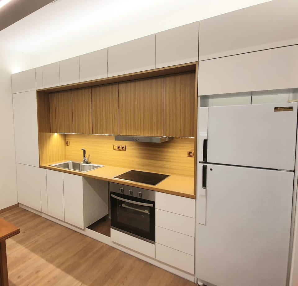 Kitchen or kitchenette, kitchen