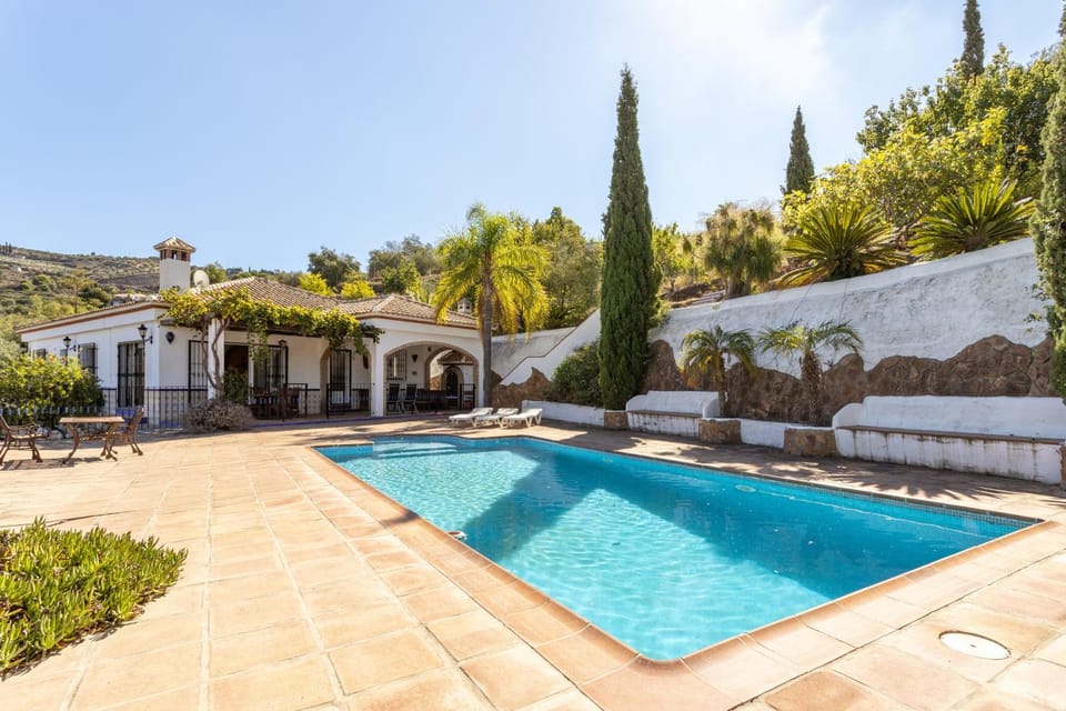 Property building, Living room, Swimming pool
