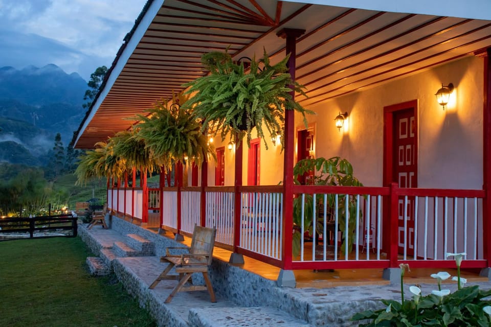Property building, Off site, Sunset