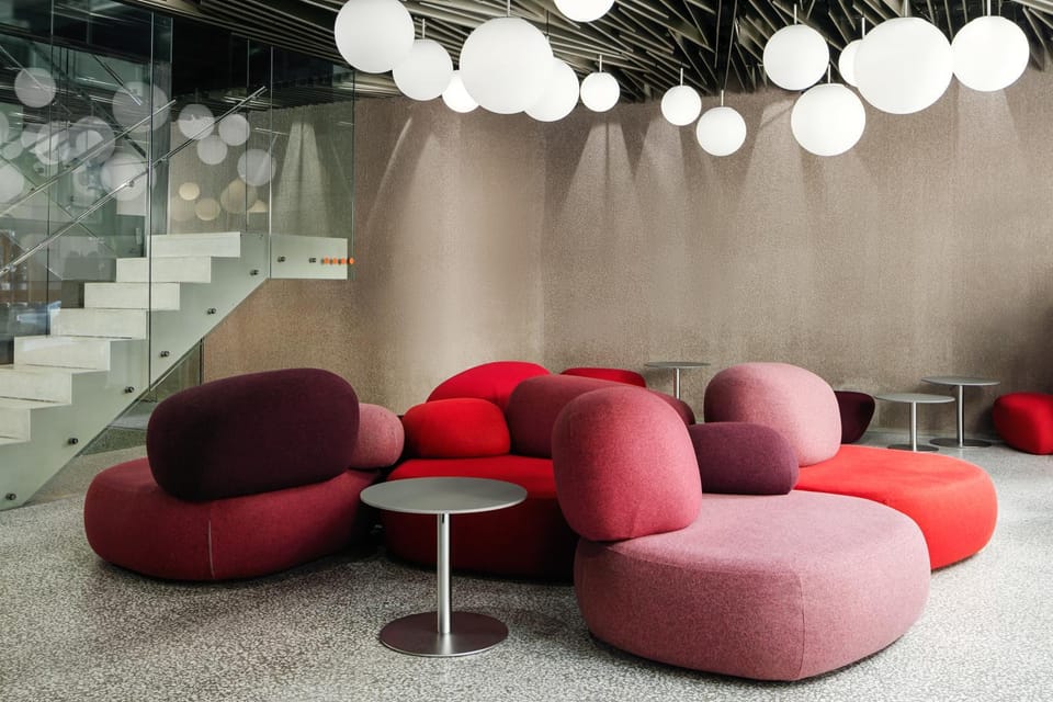 Lobby or reception, Decorative detail, Seating area