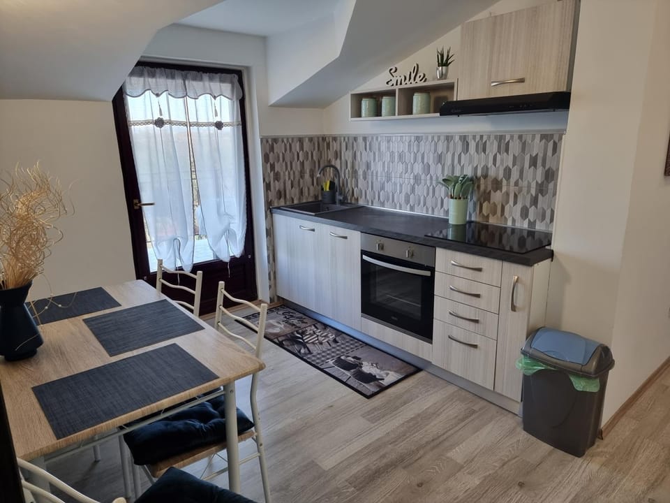 Kitchen or kitchenette, Dining area