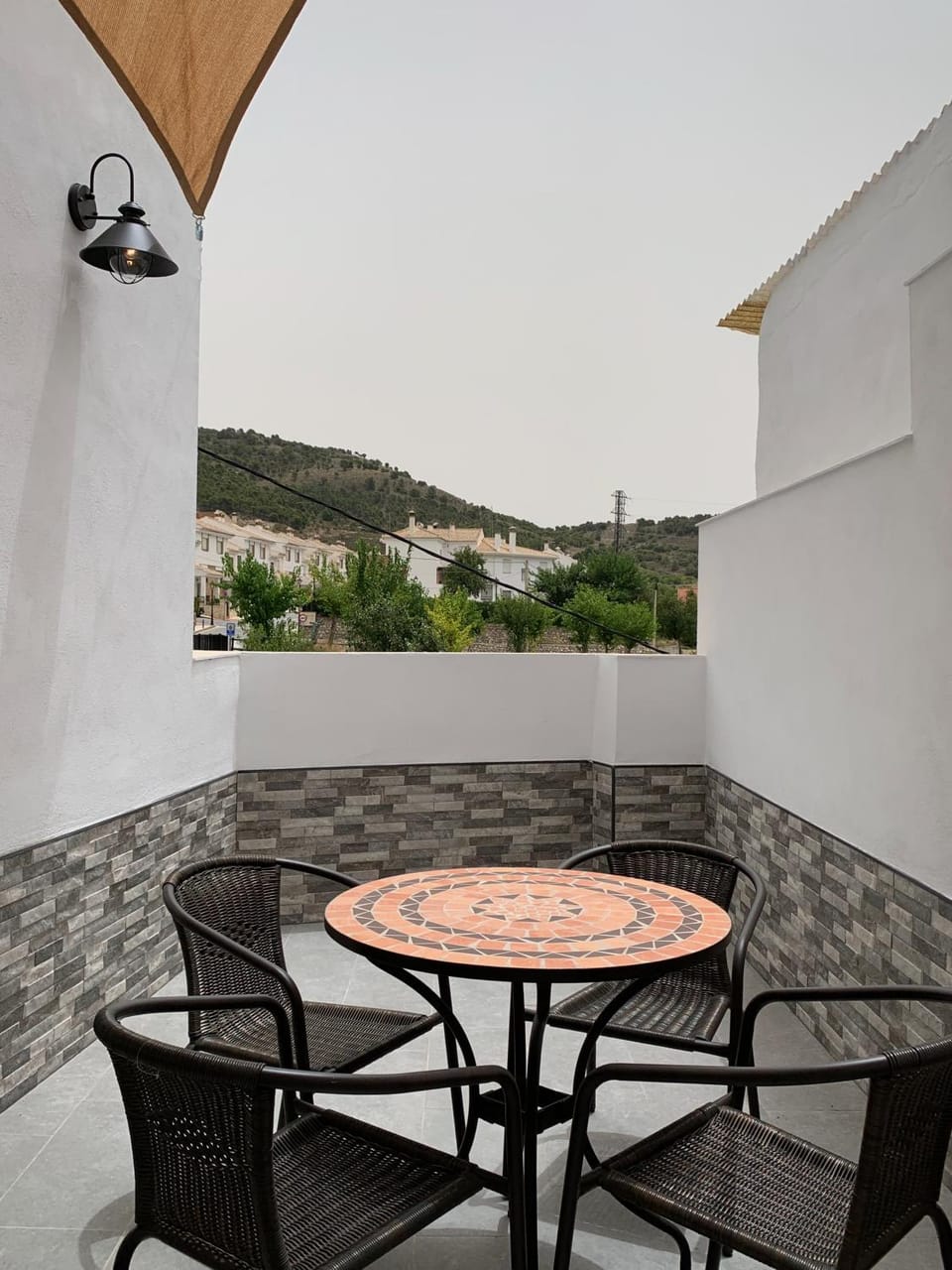 Patio, Balcony/Terrace, Mountain view, River view