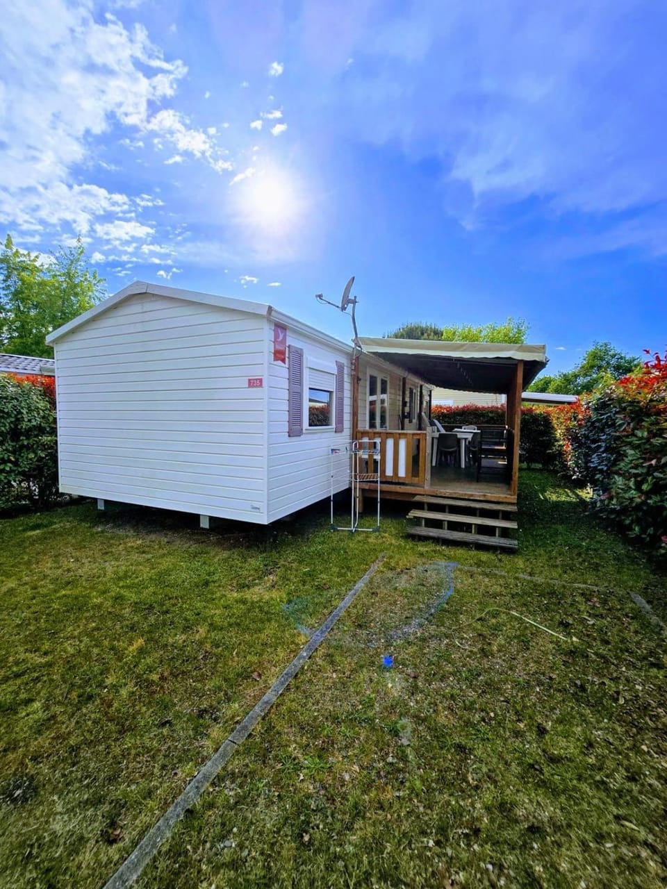 Property building, Spring, Day, Garden view