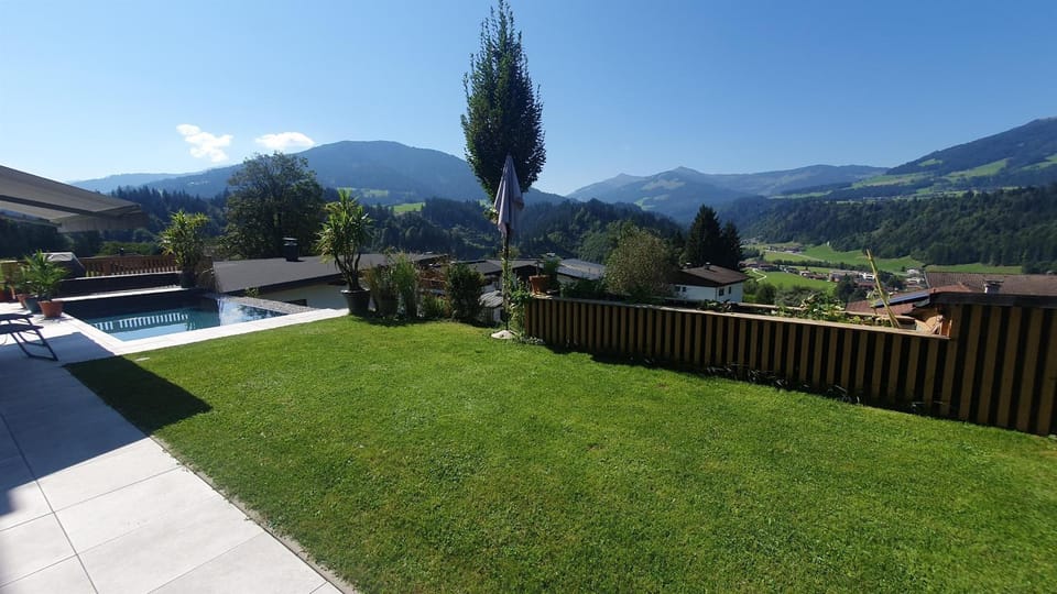 Spring, Natural landscape, Garden, Garden view, Mountain view, Pool view, Swimming pool