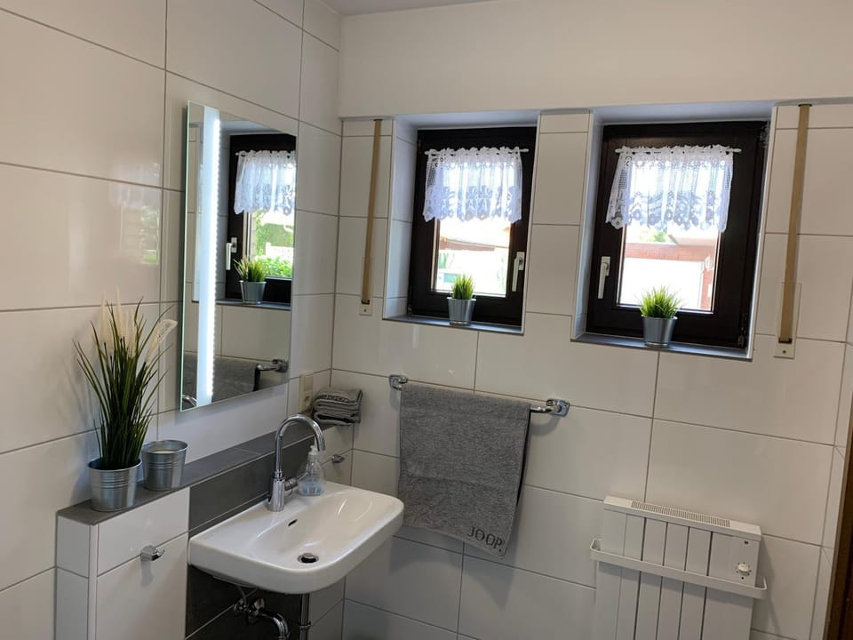 Bathroom, Living room