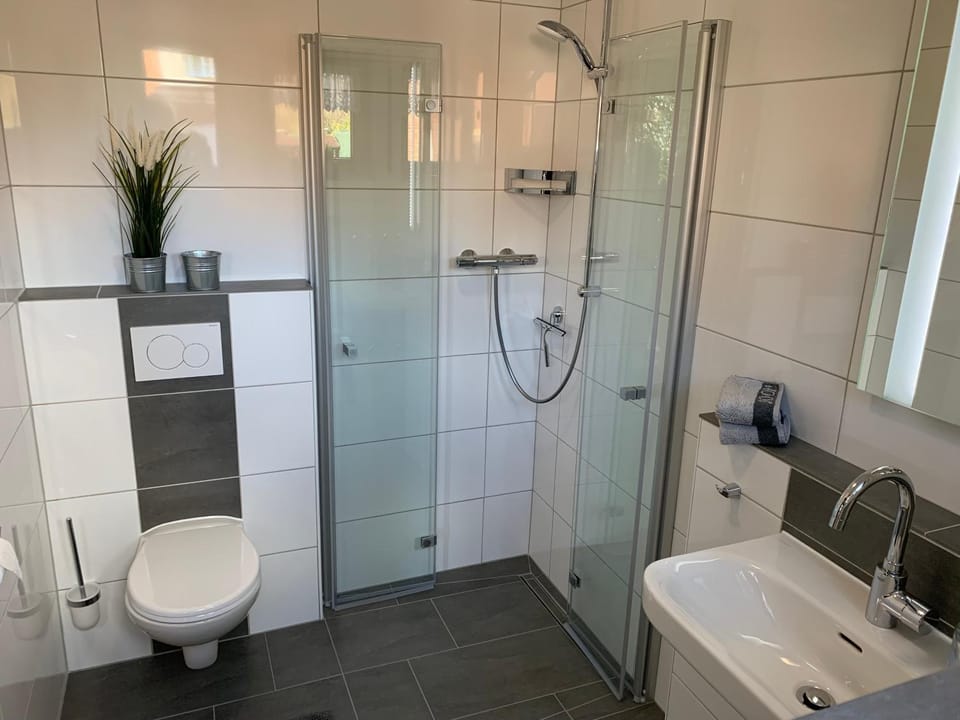Bathroom, Living room