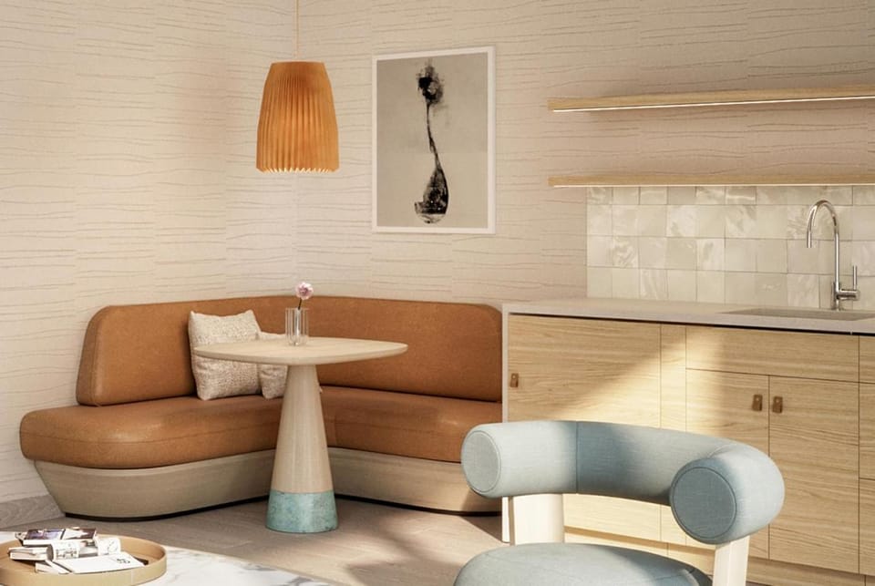 Kitchen or kitchenette, Seating area, Dining area