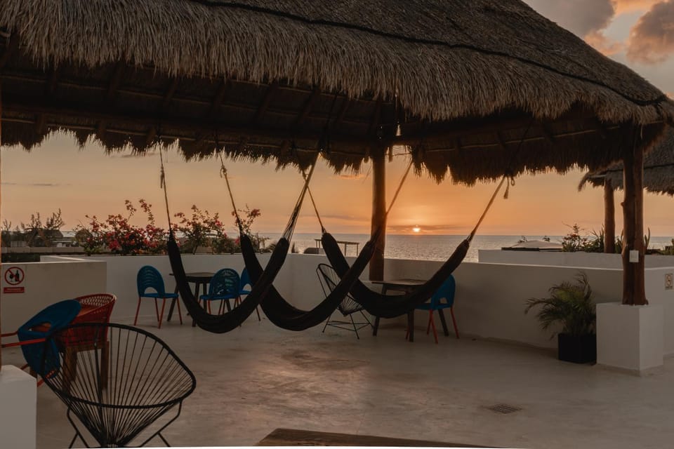 Off site, Sunset