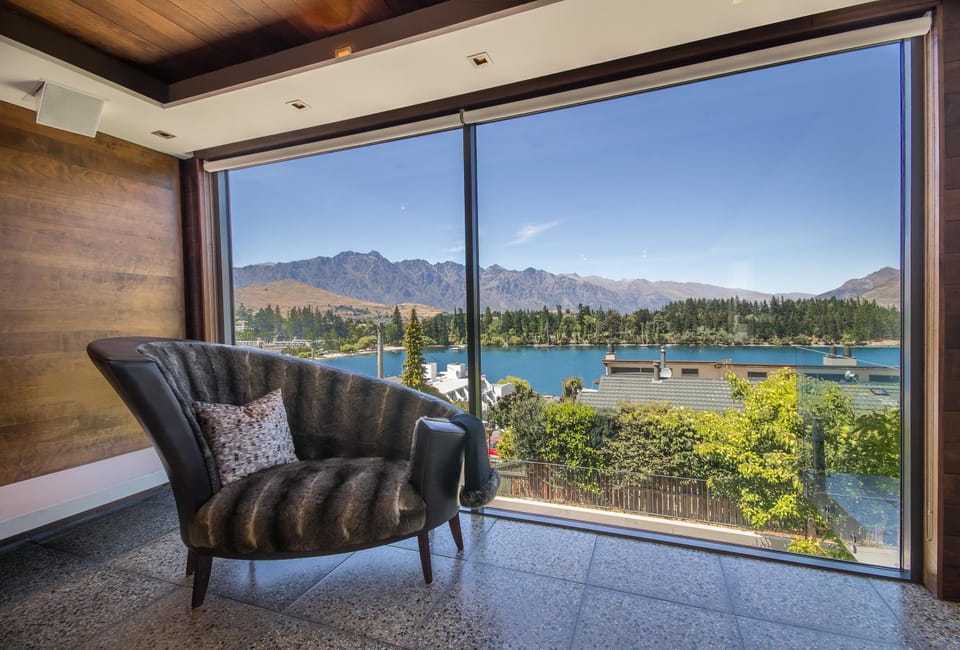 Seating area, Lake view, Mountain view