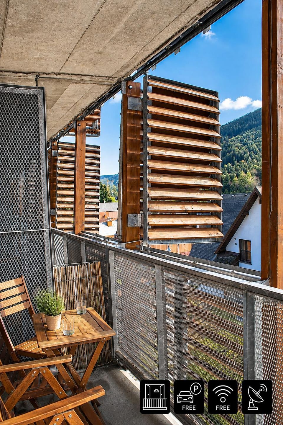 Day, Natural landscape, View (from property/room), Balcony/Terrace, Mountain view