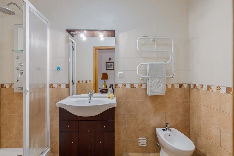 Bathroom, Living room