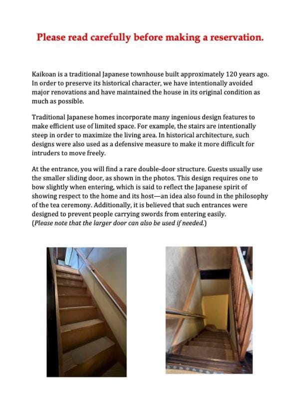 Kaikoan Apartment in Kyoto