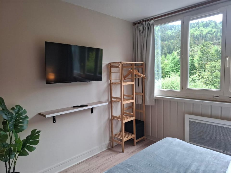 Bed, TV and multimedia, Bedroom