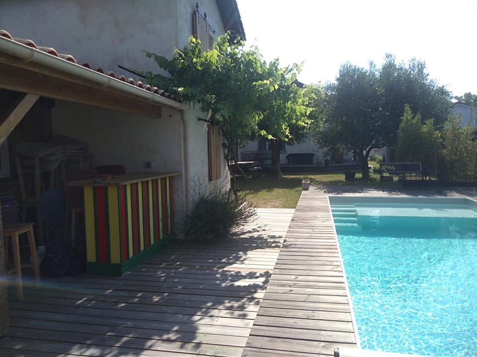 Property building, Garden view, Pool view, Swimming pool