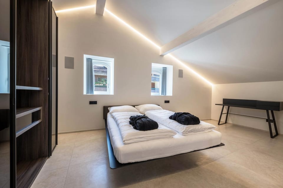 Property building, Living room, Bedroom