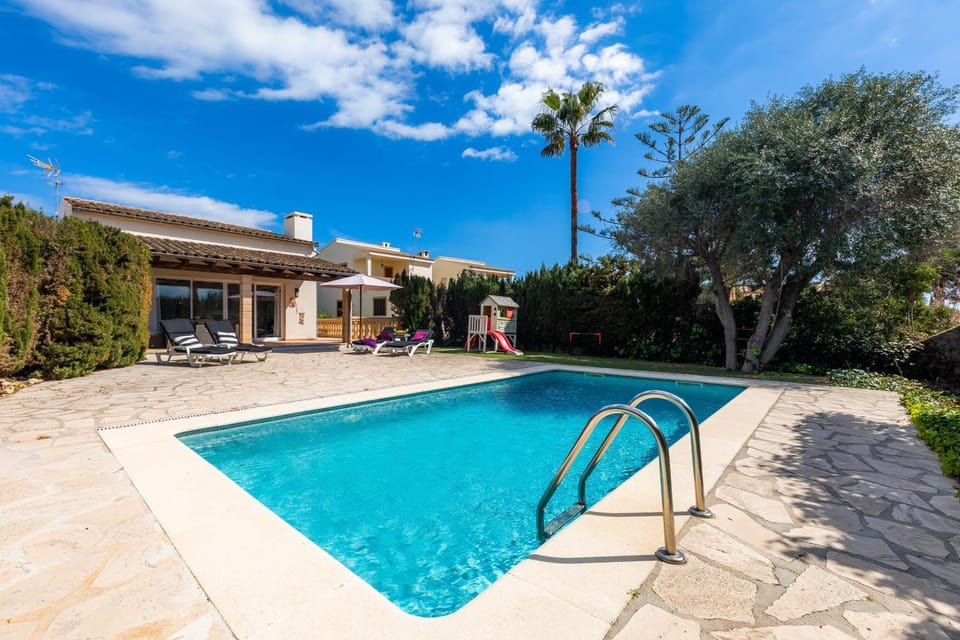 Property building, Living room, Swimming pool
