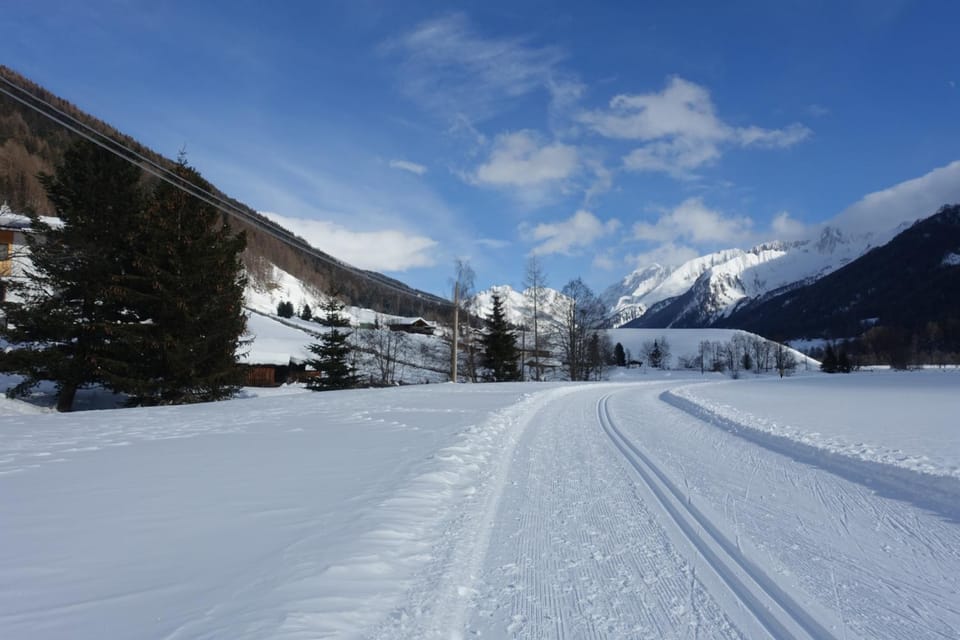 Natural landscape, Winter, Mountain view
