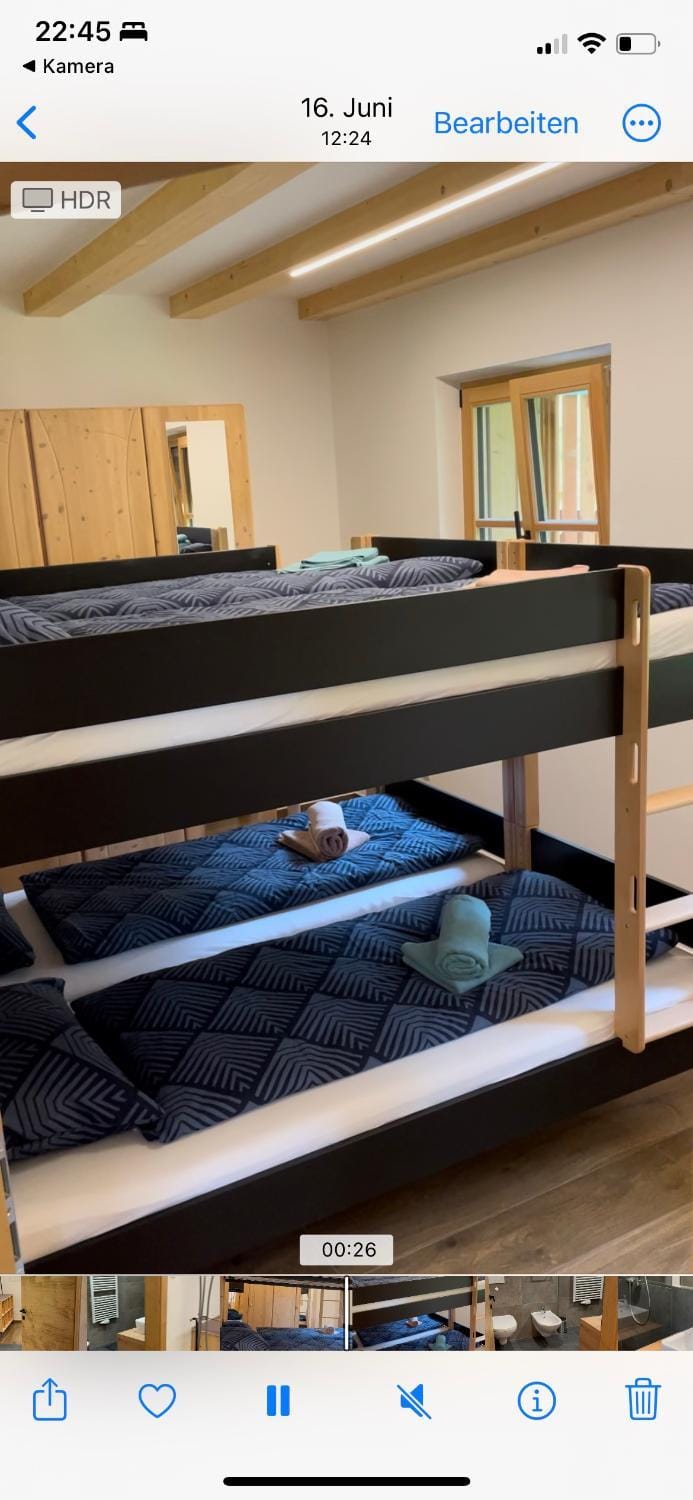 Bed, Photo of the whole room, Bedroom, bunk bed