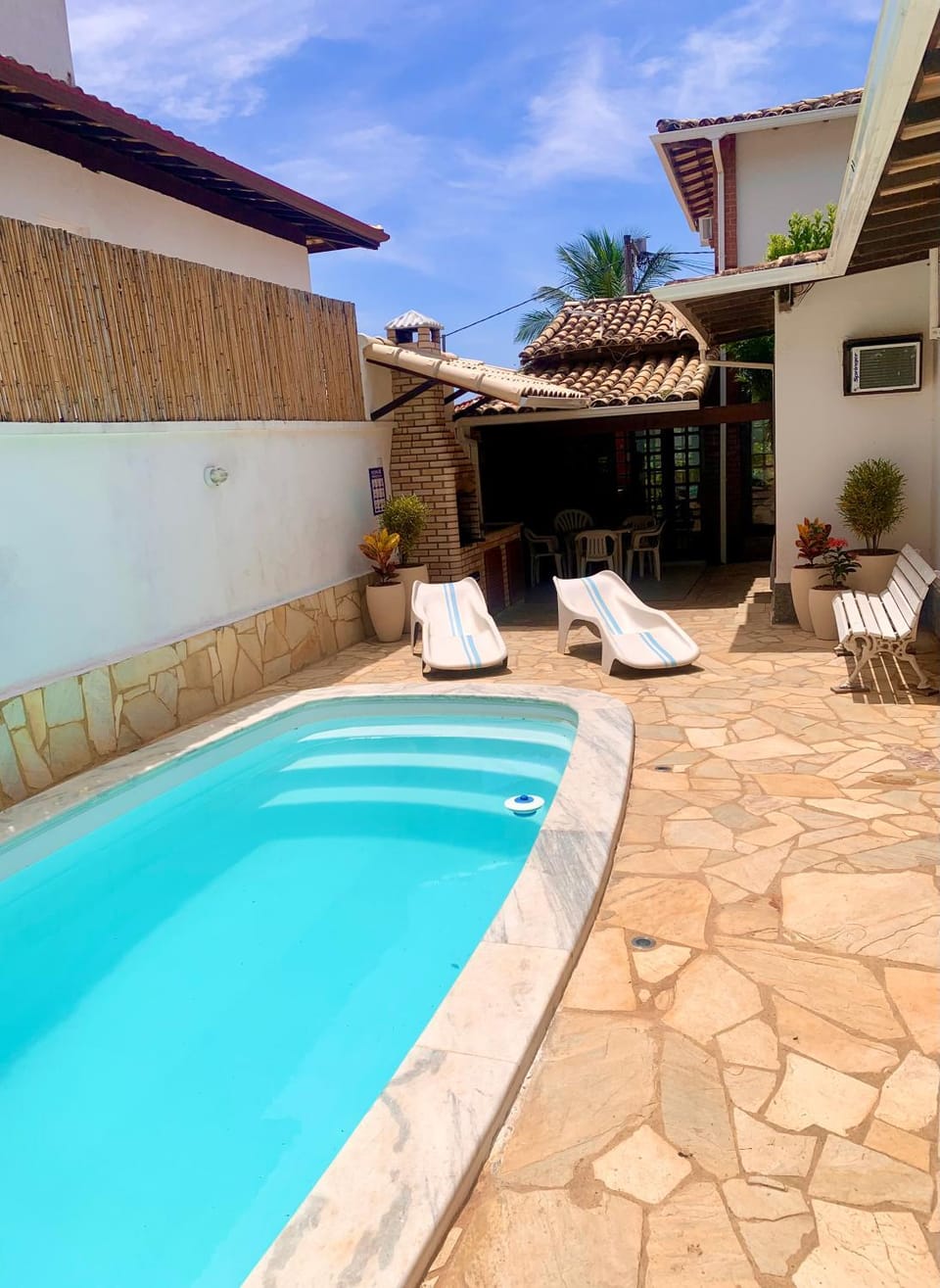 BBQ facilities, Pool view, Swimming pool, sunbed
