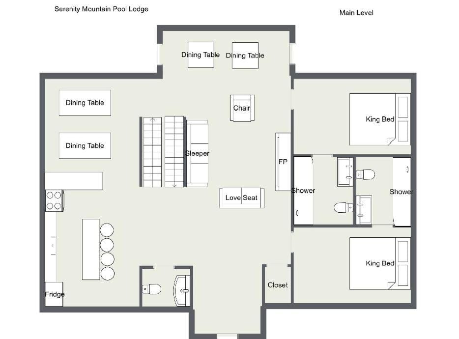Serenity Mountain Pool Lodge, Theater Room, 560 FREE tickets each paid day!!! Chalet in Sevierville