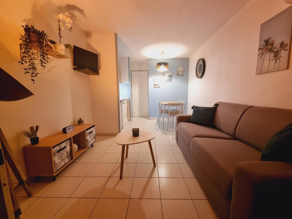 "Red Rock" studio rénové CLIM, PARKING,WIFI Apartment in Saint-Raphael