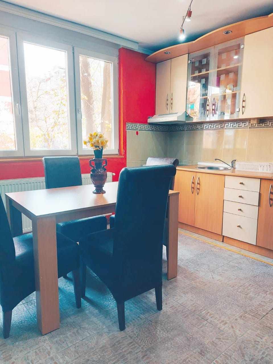 Kitchen or kitchenette, Dining area
