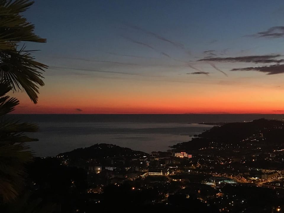City view, Sea view, Sunset