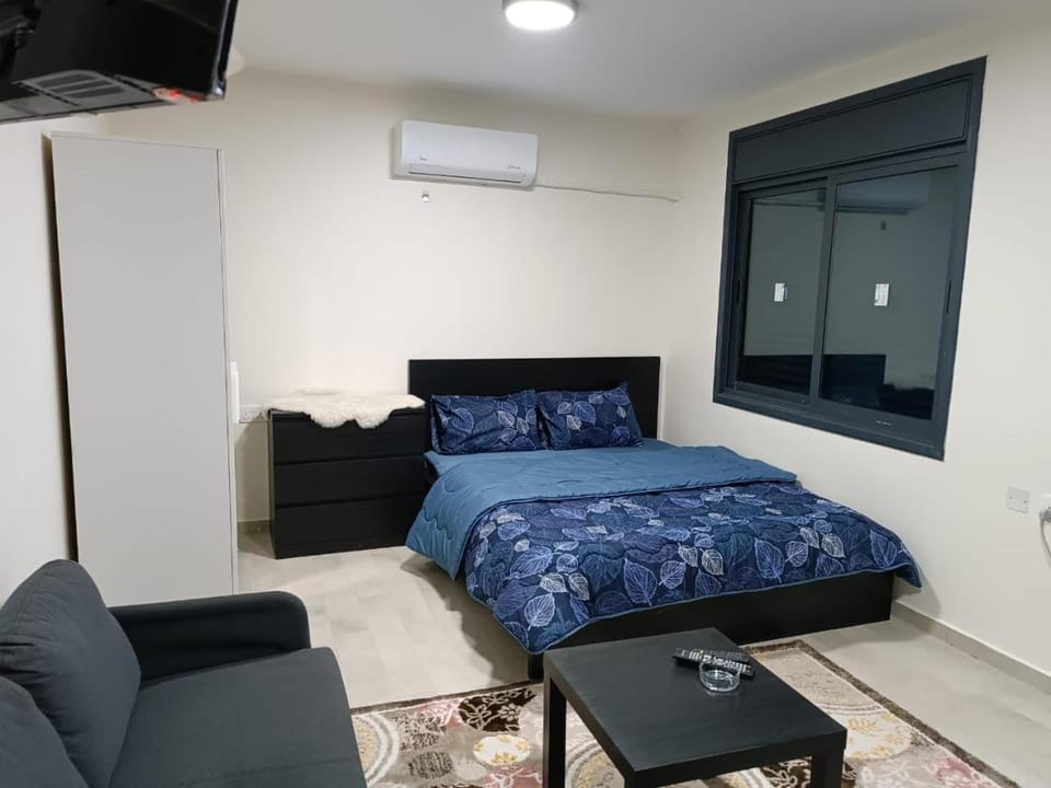 Bed, Photo of the whole room, Seating area, Bedroom, air conditioner