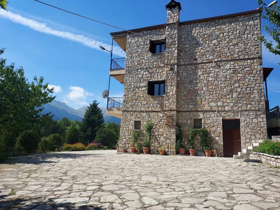 Property building, Natural landscape, Mountain view