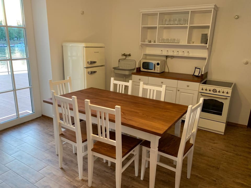 Kitchen or kitchenette, Dining area, dishwasher, oven