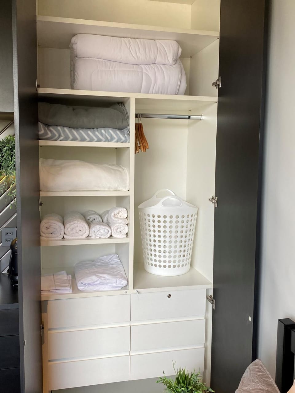microwave, wardrobe