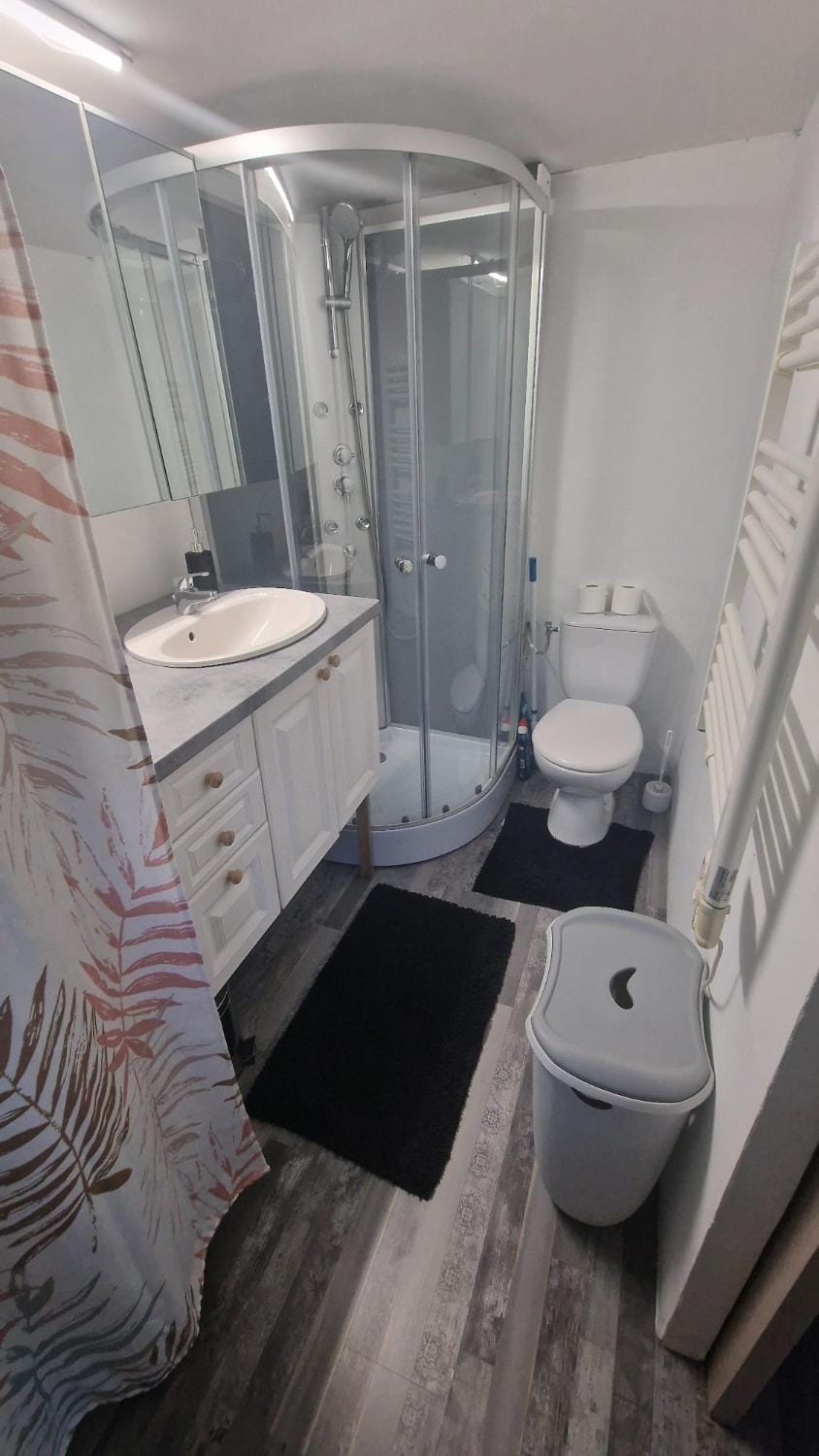 Studio Marmotte, quartier marais, terrasse en rez de jardin, matelas confort Apartment in Bourges
