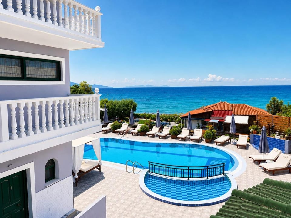 Amarylis Beachfront Studios Apartment in Peloponnese, Western Greece and the Ionian