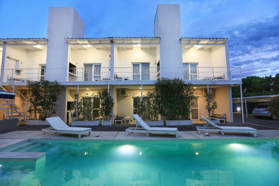 Property building, Pool view, Swimming pool