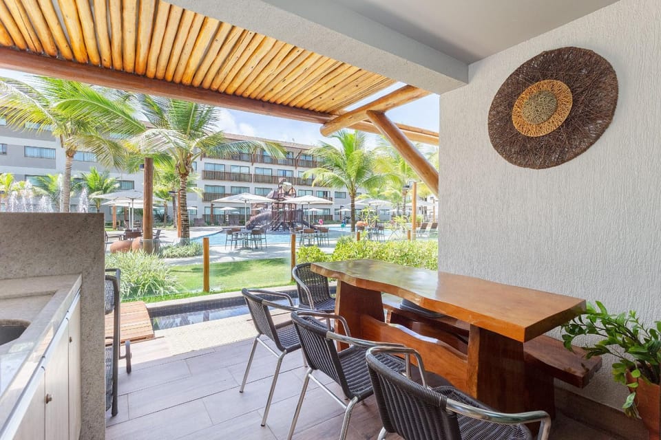 Balcony/Terrace, Seating area, Garden view