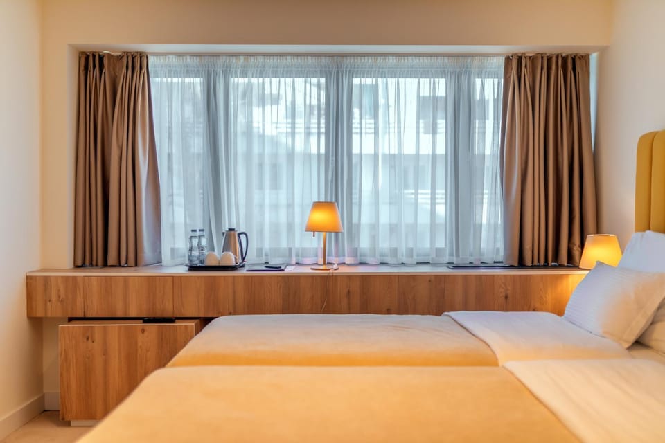 Bed, Coffee/tea facilities, Photo of the whole room, Bedroom