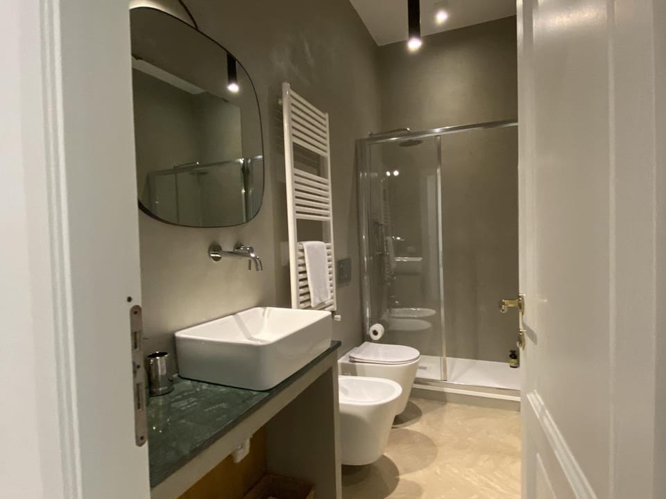 Shower, Toilet, Bathroom, bidet, towels