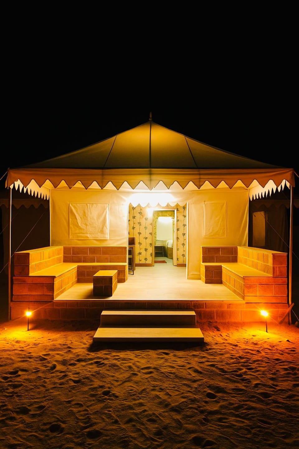 Night, Seating area