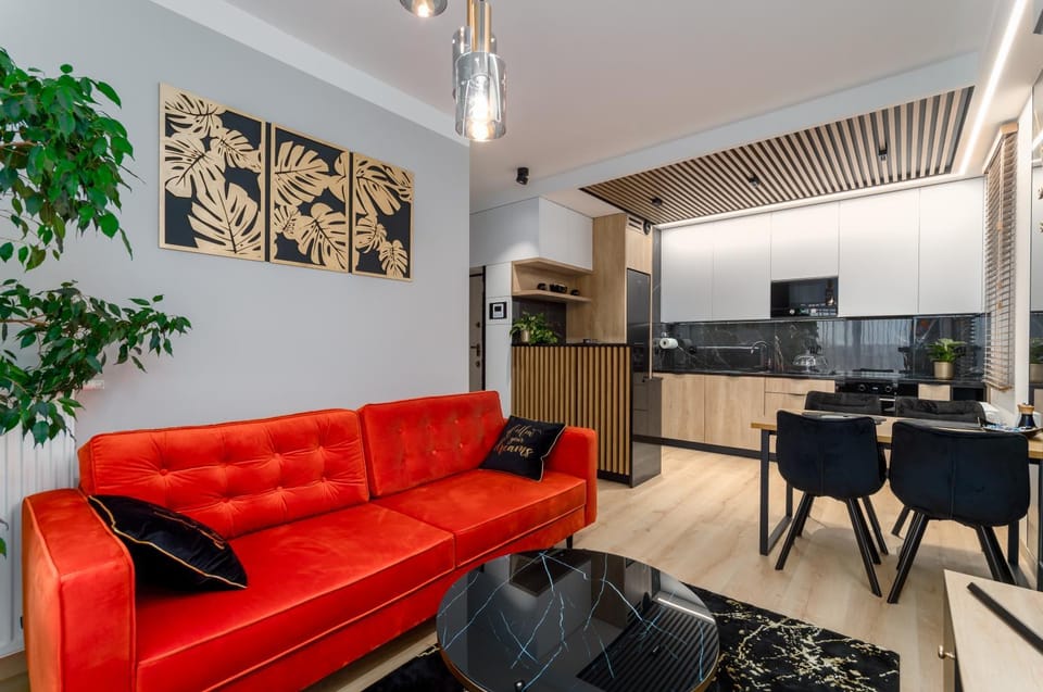 Kitchen or kitchenette, Living room
