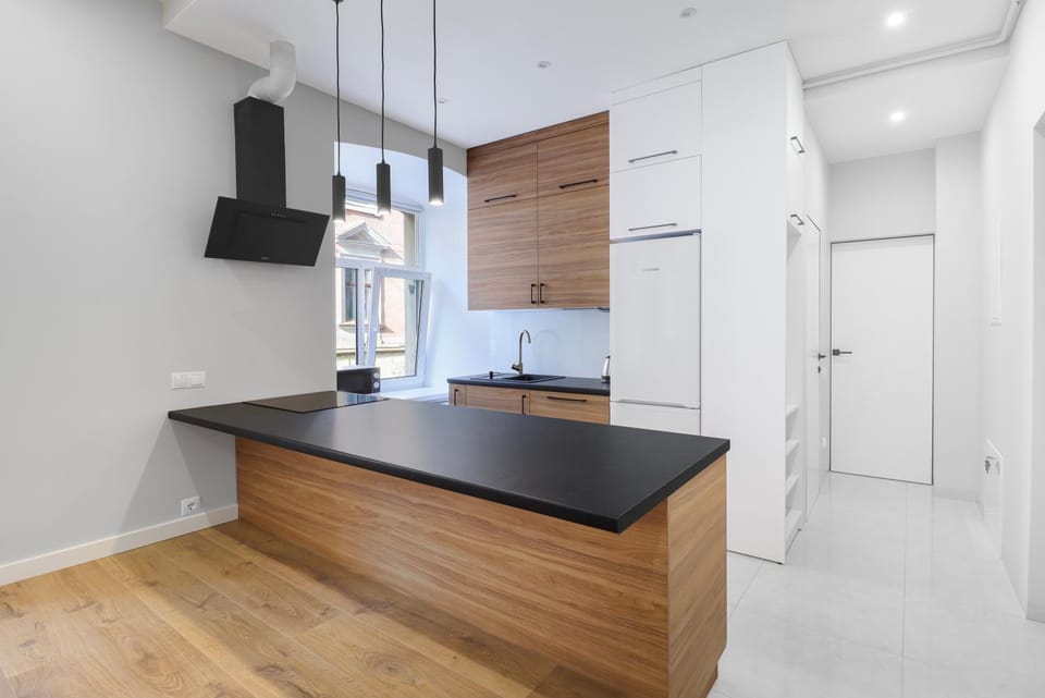 minibar, stove, kitchen