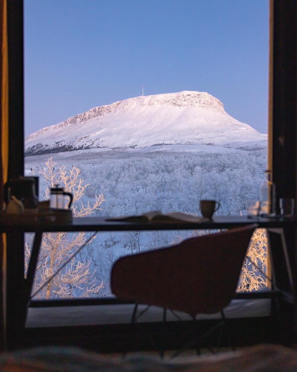 Natural landscape, Winter, View (from property/room), Mountain view
