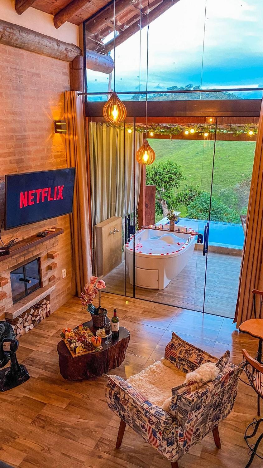 Chalé Arara super Luxo Chalet in Cunha