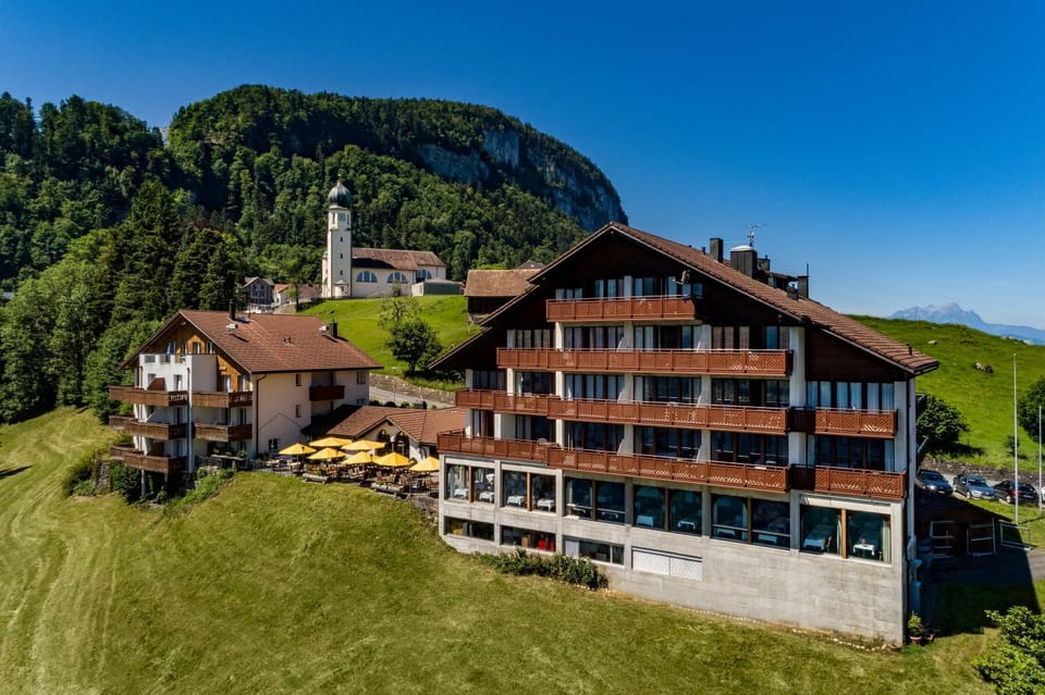 Property building, Natural landscape, Mountain view