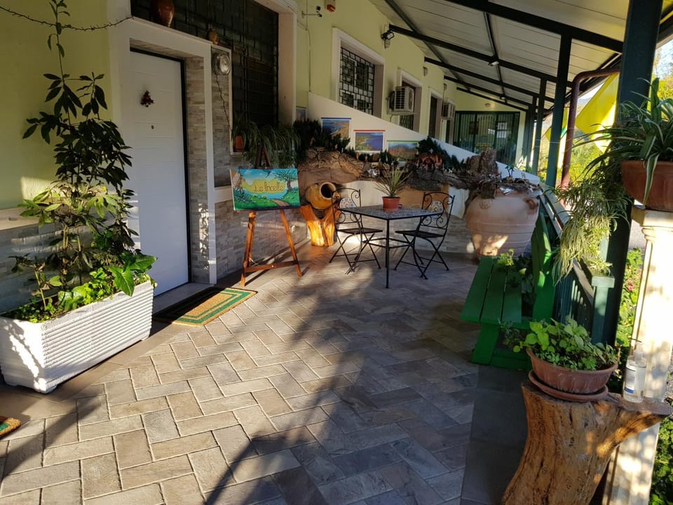 Property building, Patio