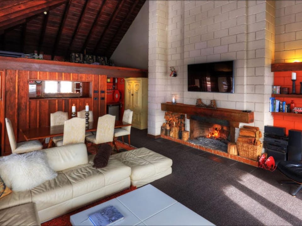 Living room, Dining area, flat iron