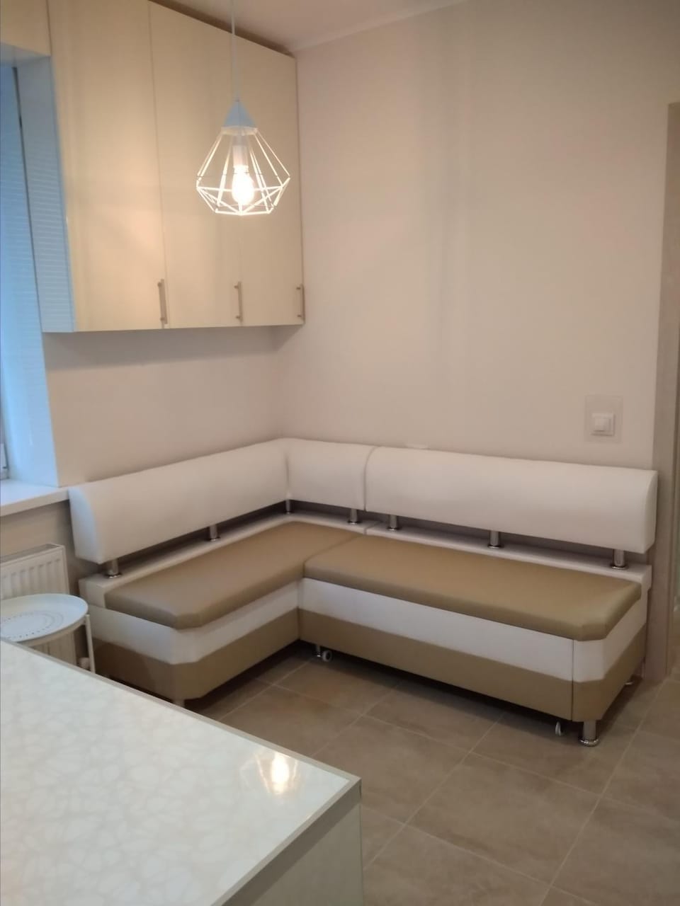 Seating area, kitchen